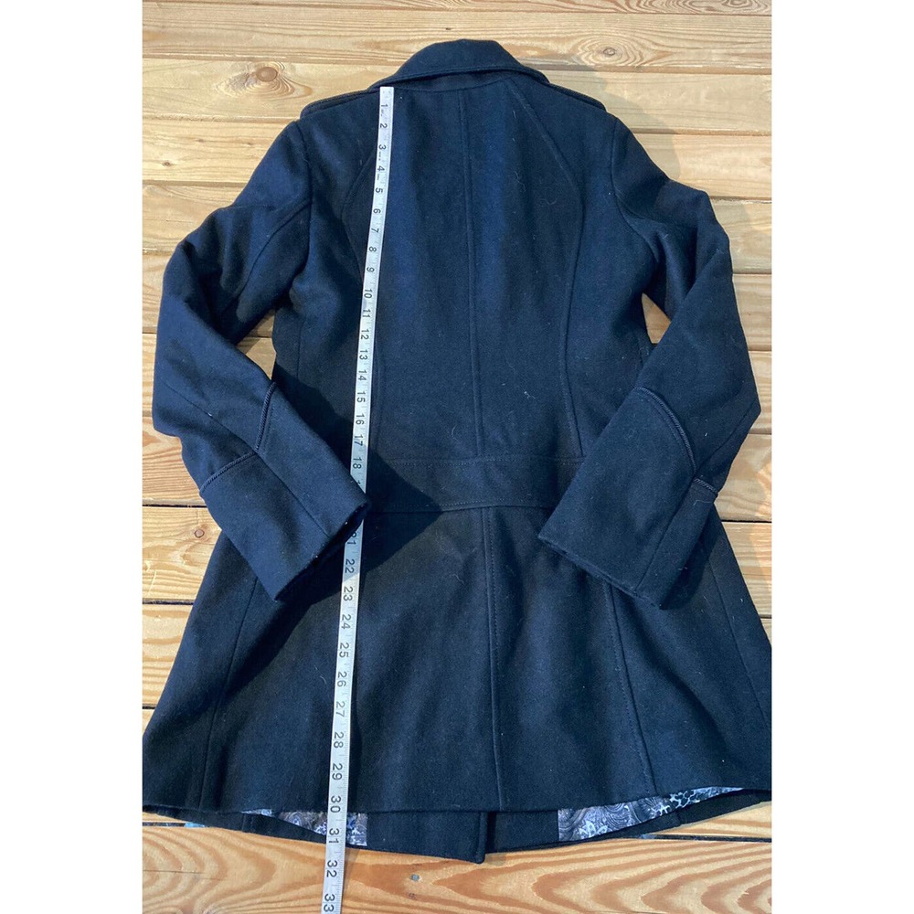 Guess Wool Button Front Peacoat Size Small Women’… - image 7